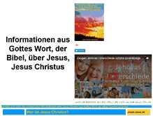 Tablet Screenshot of jesus-jesus.de